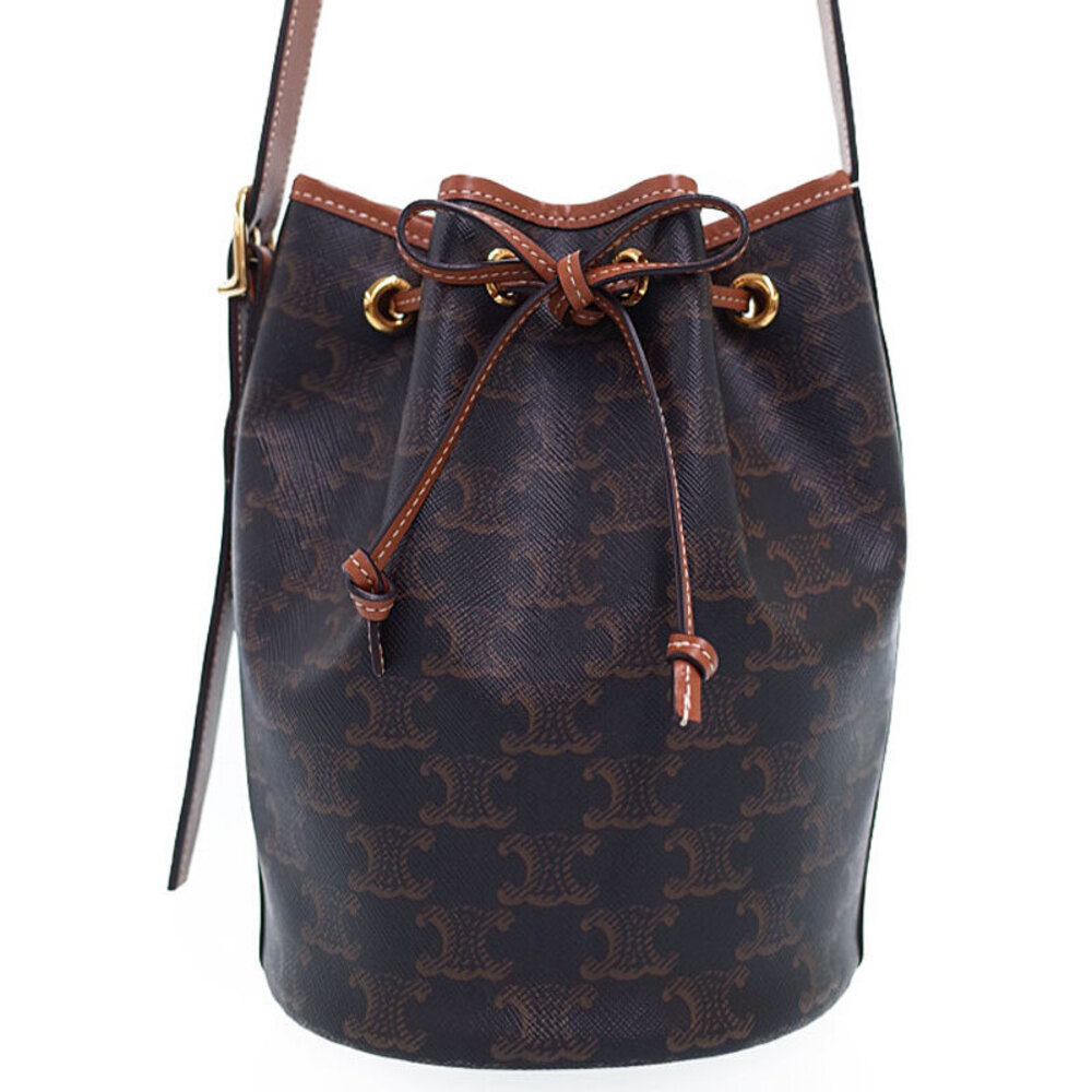 Celine Triomphe Drawstring Bag Shoulder